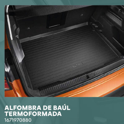 Bandeja de baúl termoformada