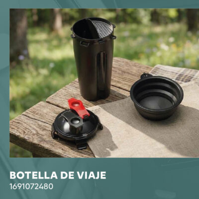 Botella de viaje